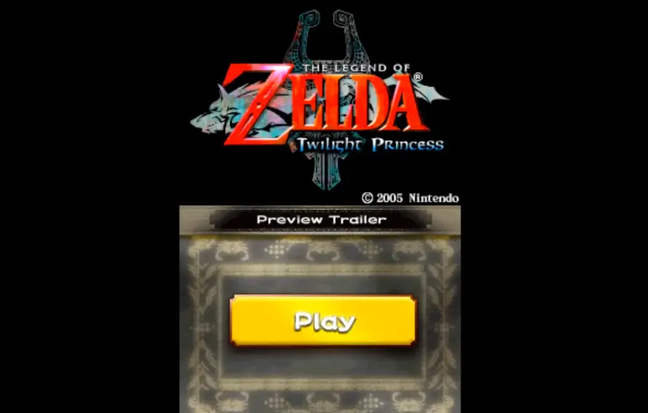 The Legend of Zelda Twilight Princess Preview Trailer Nintendo DS