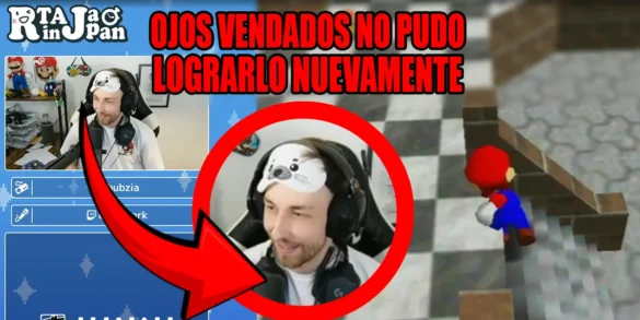 Super Mario 64 Blindfolded Fail in RTA Japan Summer 2024