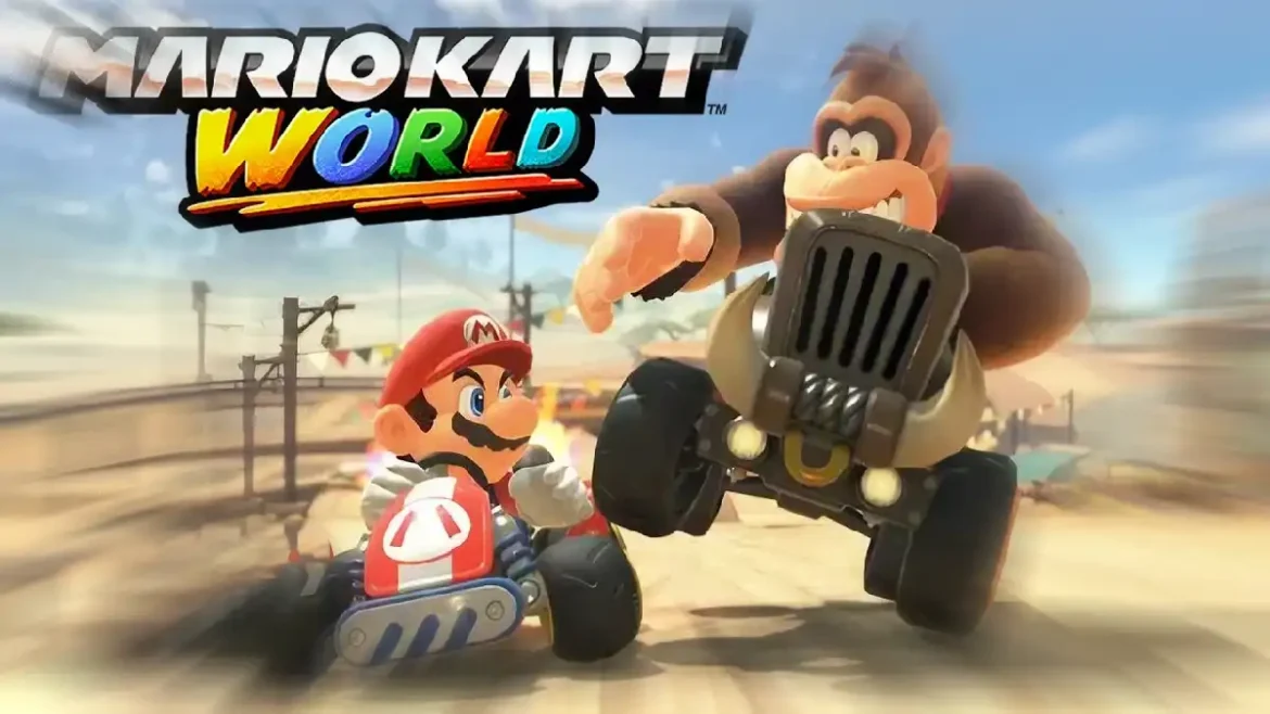 Mario Kart World es gigantes y posee más de 100 pistas