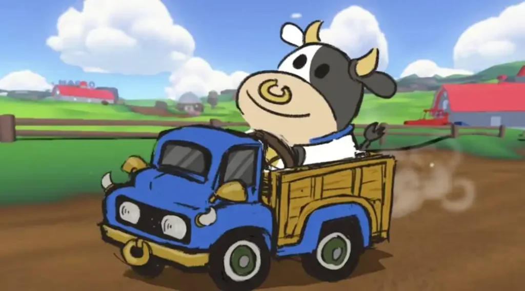 Vaca Jugable Mario Kart World
